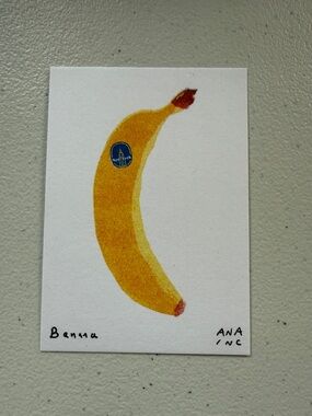 Ana Inciardi Mini Print, Banana